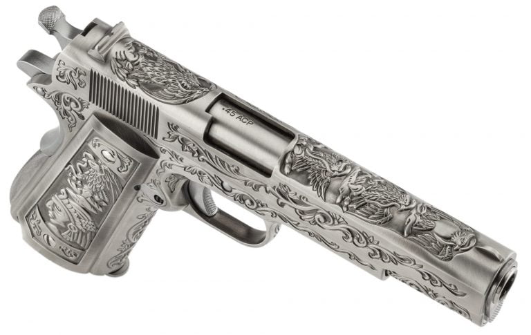 We 1911 Engraved Mehico Druglord Gbb Airsoft Pistol Defcon Airsoft 5747