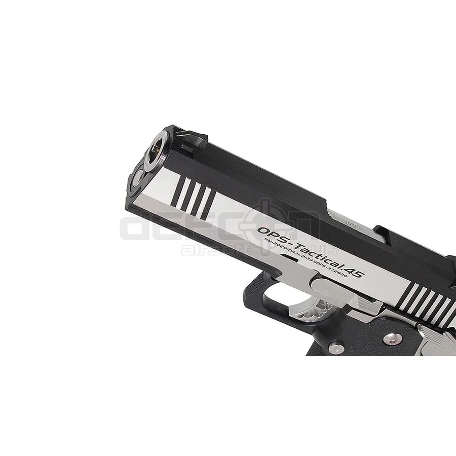 Tokyo Marui Hi-Capa 4.3 Custom Dual Stainless GBB Pistol - DEFCON 