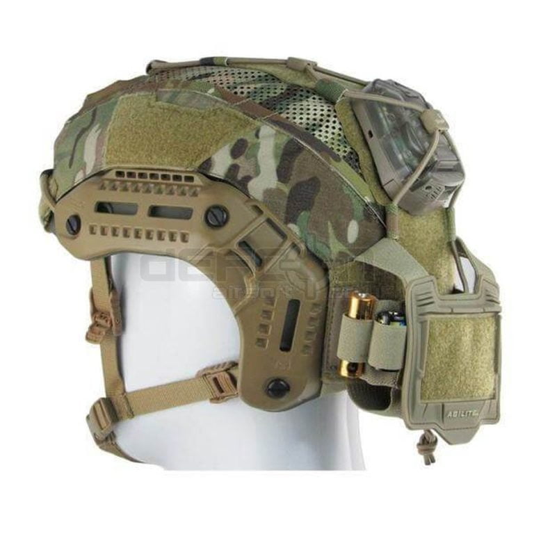 Agilite MTEK FLUX Helmet Cover - Gen4 - Ranger Green - DEFCON AIRSOFT