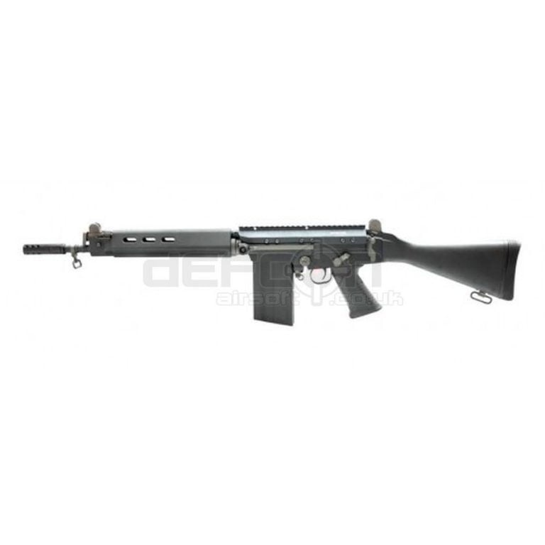 Classic Army Sa58 Rifle Aeg Rifle Ca028m Black Defcon Airsoft