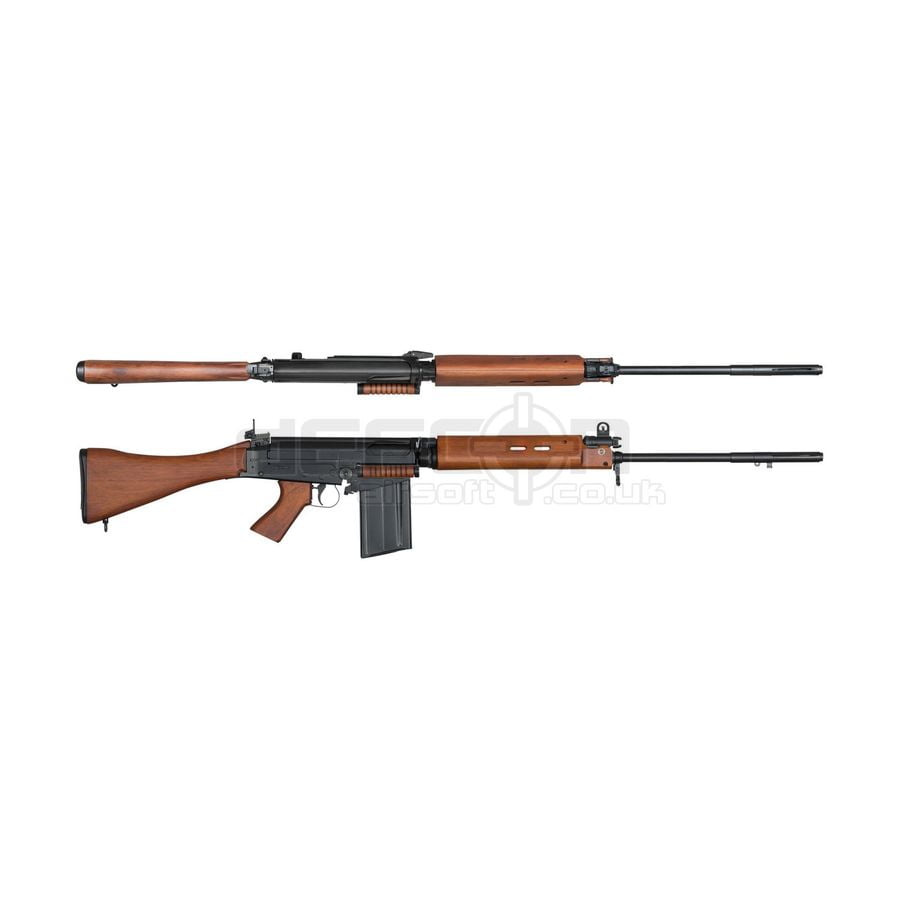 Ares L1a1 Slr Wooden Furniture Edition Ar 024 W Defcon Airsoft