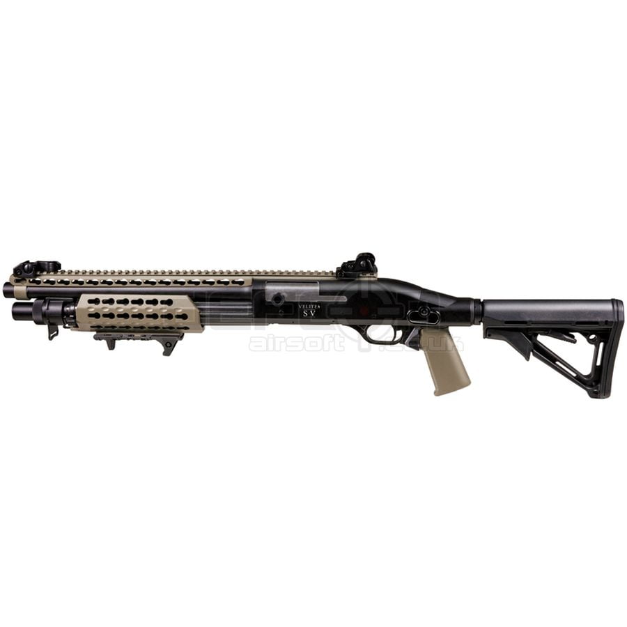 Secutor M870 Velites S Spring Shotgun S-V (S Series - Tan) » DEFCON AIRSOFT