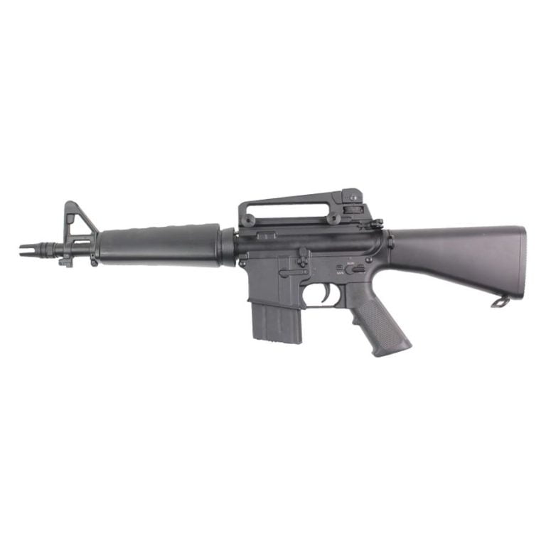 Double Bell M16 Stubby AEG Full Metal Black - DEFCON AIRSOFT